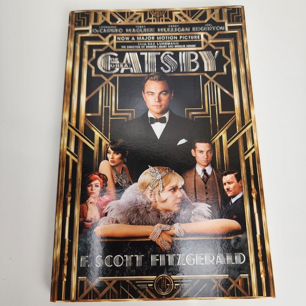 The Great Gatsby by F. Scott Fitzgerald Literary Fiction Novel Paperback Book